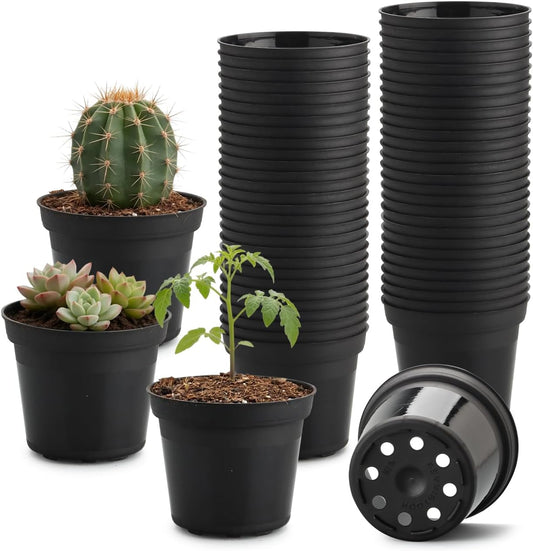 RooTrimmer 3" Nursery Pots Premium Flexible (Heavy-Duty & Reusable & Thicer Than the marketplace)