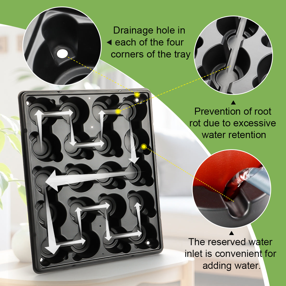 RooTrimmer™ Professional Seed Starter Kit | 100 Biodegradable Pots & 5 Heavy-Duty Trays